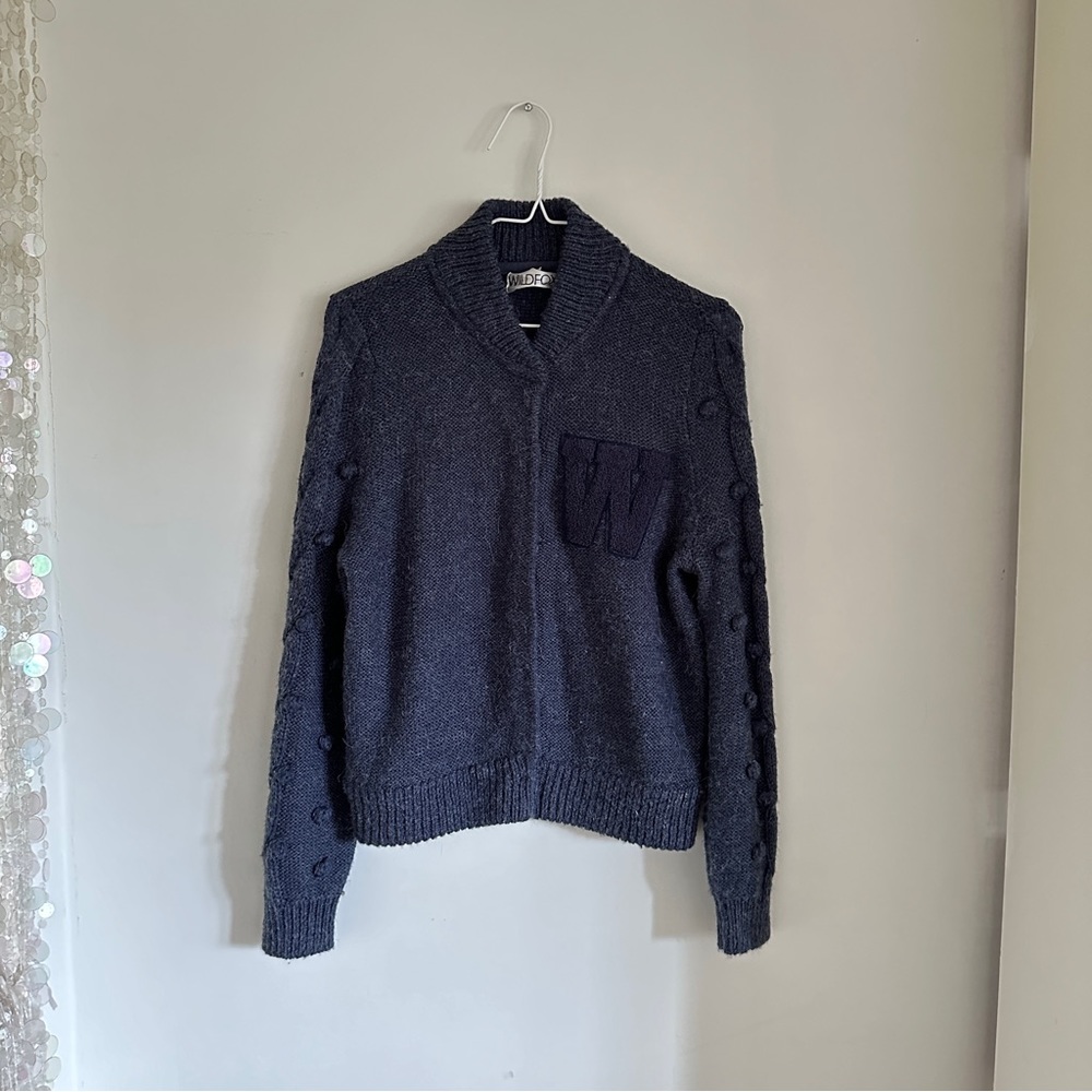 WF • PomPom Letterman Wool + Alpaca Sweater